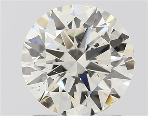 Picture of Natural Diamond 1.50 Carats, Round with Very Good Cut, J Color, SI1 Clarity and Certified by IGI