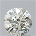 Natural Diamond 0.73 Carats, Round with Excellent Cut, L Color, VVS2 Clarity and Certified by GIA