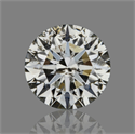 Natural Diamond 0.72 Carats, Round with Excellent Cut, G Color, I1 Clarity and Certified by GIA