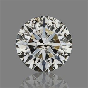Picture of Natural Diamond 0.72 Carats, Round with Excellent Cut, G Color, I1 Clarity and Certified by GIA