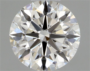 Picture of Natural Diamond 0.45 Carats, Round with Excellent Cut, G Color, VVS2 Clarity and Certified by GIA