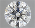 Natural Diamond 1.00 Carats, Round with Excellent Cut, G Color, I1 Clarity and Certified by GIA