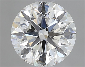 Picture of Natural Diamond 1.00 Carats, Round with Excellent Cut, G Color, I1 Clarity and Certified by GIA