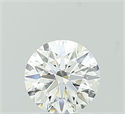Lab Grown Diamond 1.09 Carats, Round with Ideal Cut, D Color, VVS1 Clarity and Certified by IGI