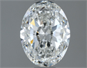 Natural Diamond 1.20 Carats, Oval with  Cut, G Color, VVS1 Clarity and Certified by GIA