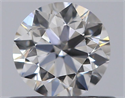 Diamante Natural 0.46 quilates, Redondo , Color F, claridad IF y certificado GIA