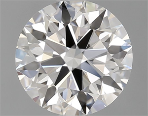 Picture of Lab Grown Diamond 1.08 Carats, Round with Excellent Cut, E Color, VVS2 Clarity and Certified by GIA