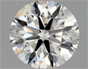 Diamante Natural 0.46 quilates, Redondo , Color I, claridad SI2 y certificado GIA