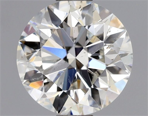 Foto Diamante Natural 0.90 quilates, Redondo , Color H, claridad SI2 y certificado GIA de