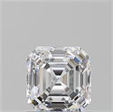 Diamante Natural 1.01 quilates, Asscher , Color D, claridad VS2 y certificado GIA