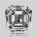 Natural Diamond 1.01 Carats, Asscher with  Cut, G Color, VS1 Clarity and Certified by GIA
