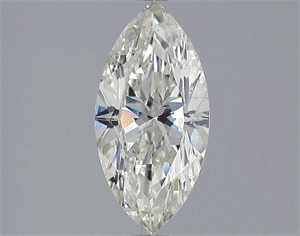 2.02 Carats, Marquise Diamond with  Cut, G Color, SI1 Clarity and Certified by EGL