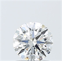 Lab Grown Diamond 1.06 Carats, Round with Ideal Cut, D Color, VS1 Clarity and Certified by IGI