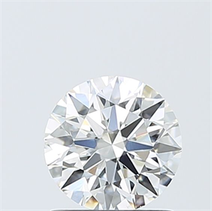Picture of Lab Grown Diamond 1.06 Carats, Round with Ideal Cut, D Color, VS1 Clarity and Certified by IGI