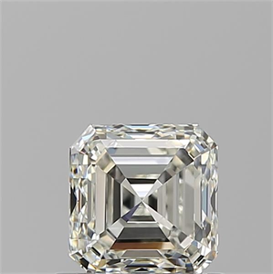 Picture of Natural Diamond 0.90 Carats, Asscher with  Cut, J Color, VVS2 Clarity and Certified by GIA