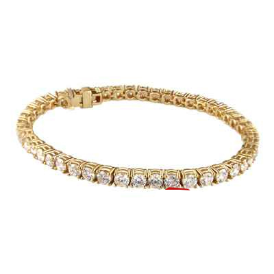 7.35 carats GH VS1 diamond tennis bracelet 