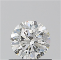 Natural Diamond 0.60 Carats, Round with Excellent Cut, I Color, SI1 Clarity and Certified by GIA