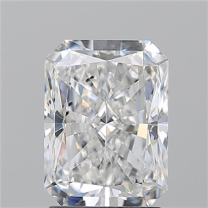 Picture of Natural Diamond 2.20 Carats, Radiant with  Cut, E Color, SI1 Clarity and Certified by GIA