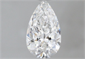 Natural Diamond 0.44 Carats, Pear with  Cut, E Color, VVS2 Clarity and Certified by GIA