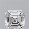 Natural Diamond 1.01 Carats, Asscher with  Cut, F Color, VS2 Clarity and Certified by GIA