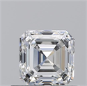 Natural Diamond 0.70 Carats, Asscher with  Cut, F Color, VVS2 Clarity and Certified by GIA