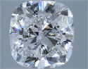 Diamante Natural 5.01 quilates, Del cojín , Color F, claridad SI1 y certificado GIA