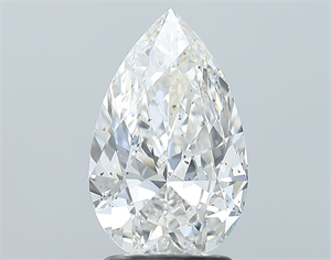 Foto Diamante Natural 2.01 quilates, De pera , Color H, claridad SI2 y certificado GIA de