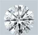 Del inventario de diamantes de laboratorio, 4.07 quilates, Redondo , Color F, claridad VVS2 y certificado IGI