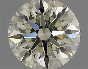 Picture of Natural Diamond 0.91 Carats, Round with Excellent Cut, M Color, VVS2 Clarity and Certified by IGI