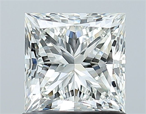 Foto Diamante Natural 1.01 quilates, Princesa , Color I, claridad VS1 y certificado GIA de