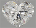 Natural Diamond 2.70 Carats, Heart with  Cut, F Color, VS2 Clarity and Certified by GIA
