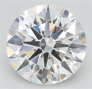 Picture of Lab Grown Diamond 6.02 Carats, Round with Ideal Cut, D Color, IF Clarity and Certified by IGI