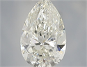 Natural Diamond 0.41 Carats, Pear with  Cut, H Color, VS2 Clarity and Certified by IGI
