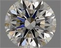 Diamante Natural 0.75 quilates, Redondo , Color H, claridad VVS2 y certificado GIA