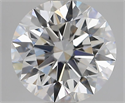 Lab Grown Diamond 1.52 Carats, Round with Ideal Cut, E Color, VVS2 Clarity and Certified by IGI