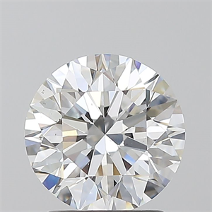 Foto Diamante Natural 1.70 quilates, Redondo , Color E, claridad VS2 y certificado GIA de