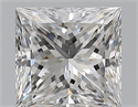 Natural Diamond 0.81 Carats, Princess with  Cut, E Color, VS1 Clarity and Certified by GIA