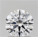 Lab Grown Diamond 1.02 Carats, Round with Excellent Cut, D Color, VVS2 Clarity and Certified by IGI