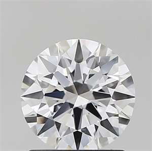 Picture of Lab Grown Diamond 1.02 Carats, Round with Excellent Cut, D Color, VVS2 Clarity and Certified by IGI