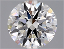 Diamante Natural 1.70 quilates, Redondo , Color H, claridad VS2 y certificado GIA