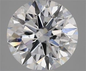 Picture of Natural Diamond 2.50 Carats, Round with Excellent Cut, D Color, SI1 Clarity and Certified by GIA