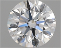 Natural Diamond 0.70 Carats, Round with Excellent Cut, E Color, VVS2 Clarity and Certified by GIA