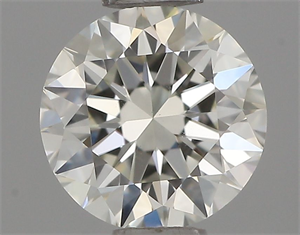 Picture of Natural Diamond 0.52 Carats, Round with Excellent Cut, J Color, VS2 Clarity and Certified by IGI