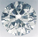 1.05 quilates de claridad redonda Diamante mejorado F Si1