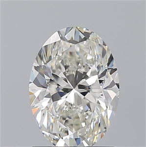 Picture of Natural Diamond 1.50 Carats, Oval with  Cut, H Color, VS1 Clarity and Certified by GIA