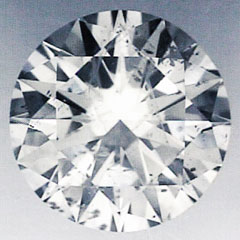 Foto Diamante natural redondo de 0,81 quilates con corte ideal, color E, claridad SI2 y certificado por CGL de