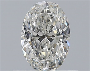 Foto Diamante Natural 0.50 quilates, Ovalado , Color H, claridad VVS2 y certificado GIA de
