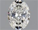 Natural Diamond 0.51 Carats, Oval with  Cut, G Color, VVS2 Clarity and Certified by GIA