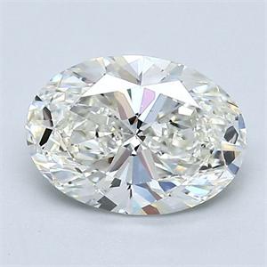 Picture of Natural Diamond 1.52 Carats, Oval with  Cut, I Color, VS1 Clarity and Certified by GIA