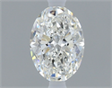 Natural Diamond 0.40 Carats, Oval with  Cut, G Color, SI1 Clarity and Certified by GIA